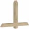 Ekena Millwork Eugene Rough Sawn Timber Gable Bracket, Douglas Fir, 48"W x 32"H x 4"D x 4"F, 16/12 Pitch GBW048X32X0404EUG00RDF - alternate 2